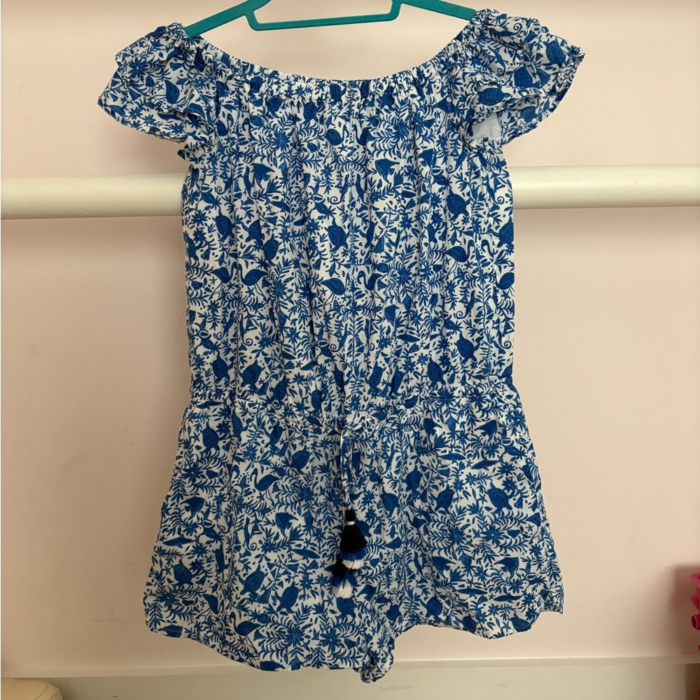 Vineyard Vines Blue and White Floral Shorts